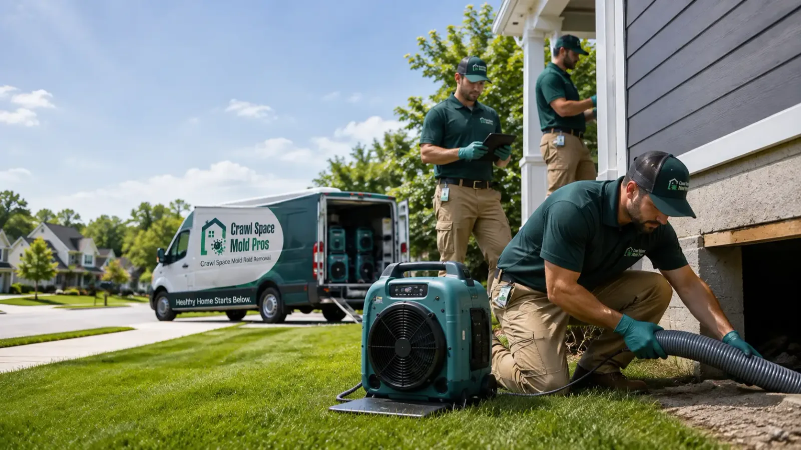 Crawl Space Mold Removal in Lithopolis, OH